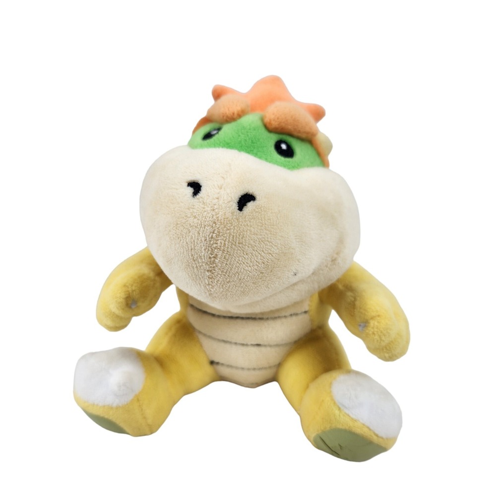 Super Mario Bowser Jr 7" Plush AUTHENTIC Sanei San-Ei Toy Nintendo NO BIB READ